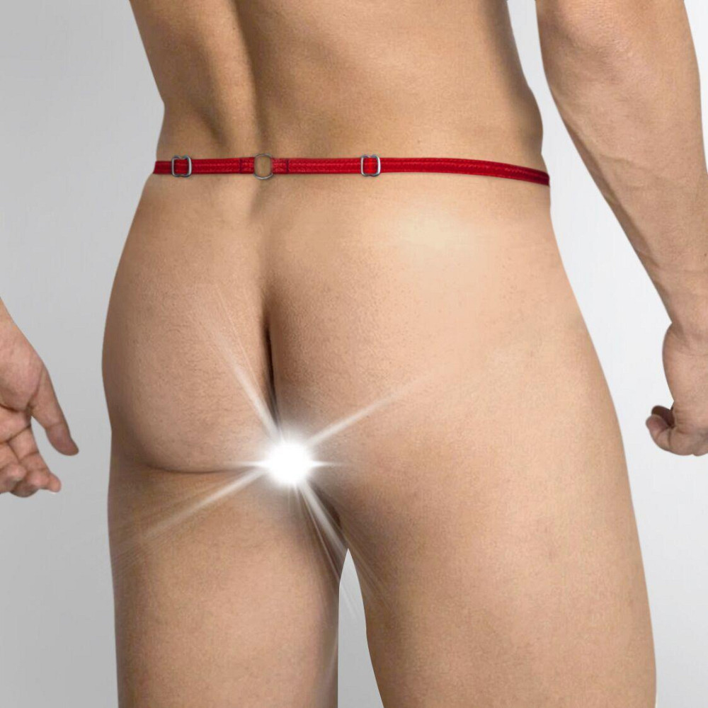 Чоловічі труси XS-2XL із силіконовою анальною пробкою Art of Sex - Joni plug panties size M Red Sex Aura Київ - фото 2