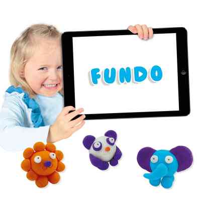 Набір для творчості Ses Creative FunDo Незасихаюча маса для ліплення Дикі тварини (00813S) Вінниця