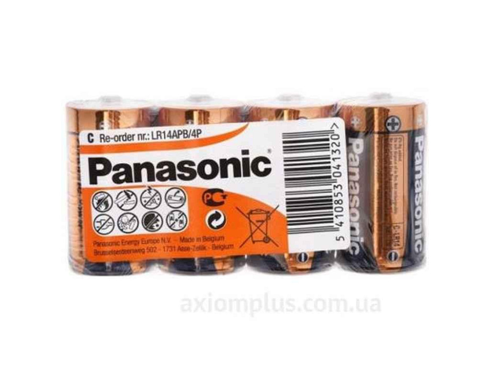 Батарейка лужна LR20/D 4шт (плівка) ТМ Panasonic Київ - фото 1