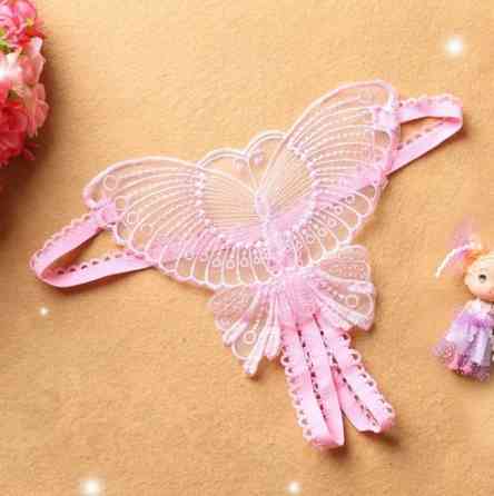 Трусики з розрізом та метеликом рожеві - розмір універсальний, (на резинці, тянуться) Київ