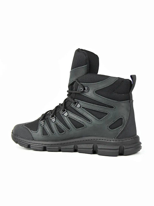 Военные ботинки ГРИЗЛИ , демисезонные, черные, утепленные, антискользящая подошва, усиленная пятка, защита Львов - изображение 2