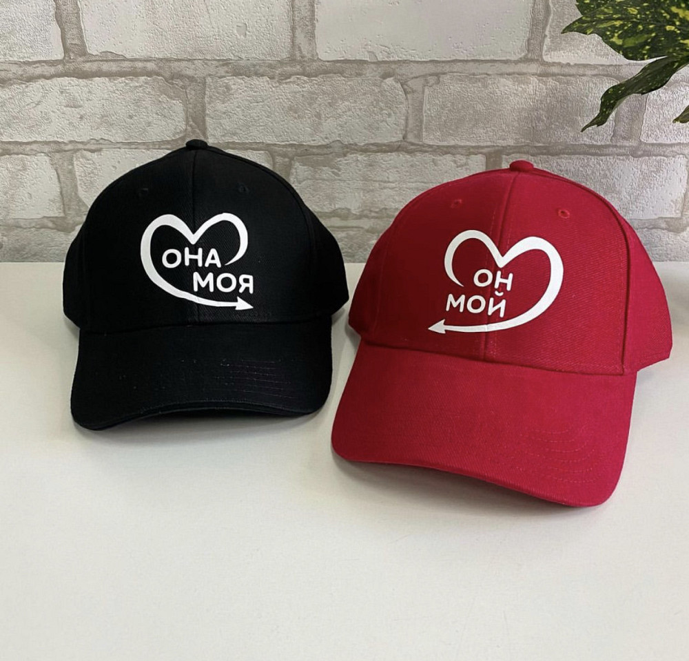 Парні кепки/бейсболки з написами — "Олена моя — Він Мій!" Чернівці - фото 1