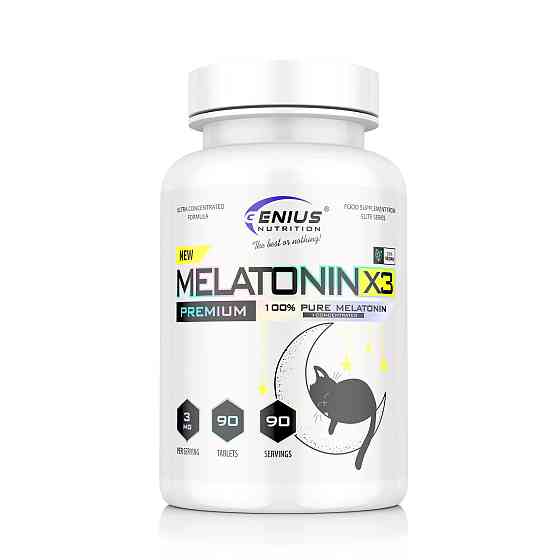 Вітаміни та мінерали Melatonin-X3 90 tabs Луцьк