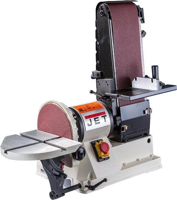 Шлифовальный тарелко-лентовый станок JET JSG-96 : 230В 1(0,6)кВт. 0–45° стр.150х1220 мм. Ø= 230мм Одесса - изображение 1
