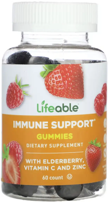 Комплекс для иммунитета Lifeable Immune Support Adult 60 жел таб клубника Киев - изображение 1