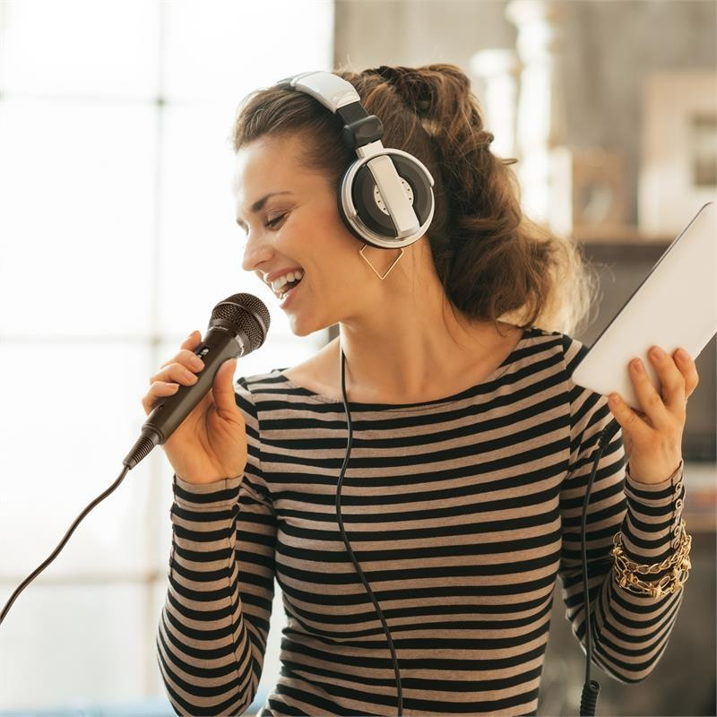 Динамический микрофон для караоке Вокальный микрофон однонаправленный черный Черный (Германия, читать Ровно - изображение 2