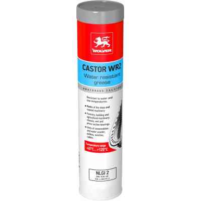 Смазка автомобильная Wolver CASTOR WR 2 (NLGI 2) (-40С..+120C) (зелений) (тубус 0,4кг) (4260360945595) Винница