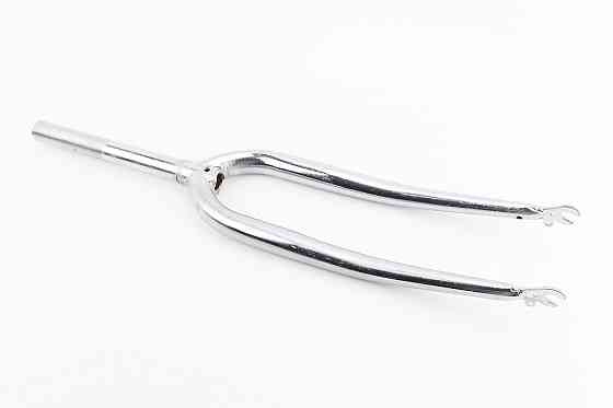 Вилка 26" з різьбою 1" (25,4мм), шток 200мм, нікельована Київ