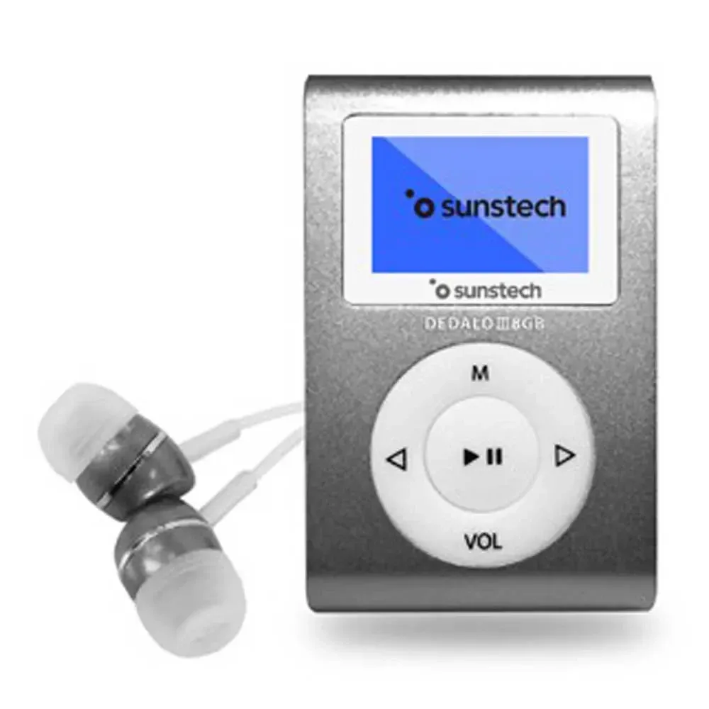 УЦЕНКА! MP3-плеер Sunstech DEDALO III 4GB FM Grey, радио, диктофон, клипса Днепр - изображение 1