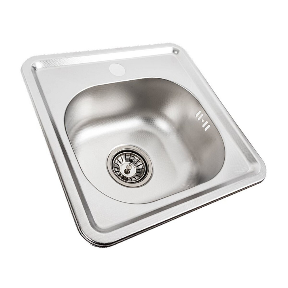 VALESO Кухонна мийка з нержавіючої сталі VALESO ДЕКОР 3838 (0,6/160 мм) Коломия - фото 2