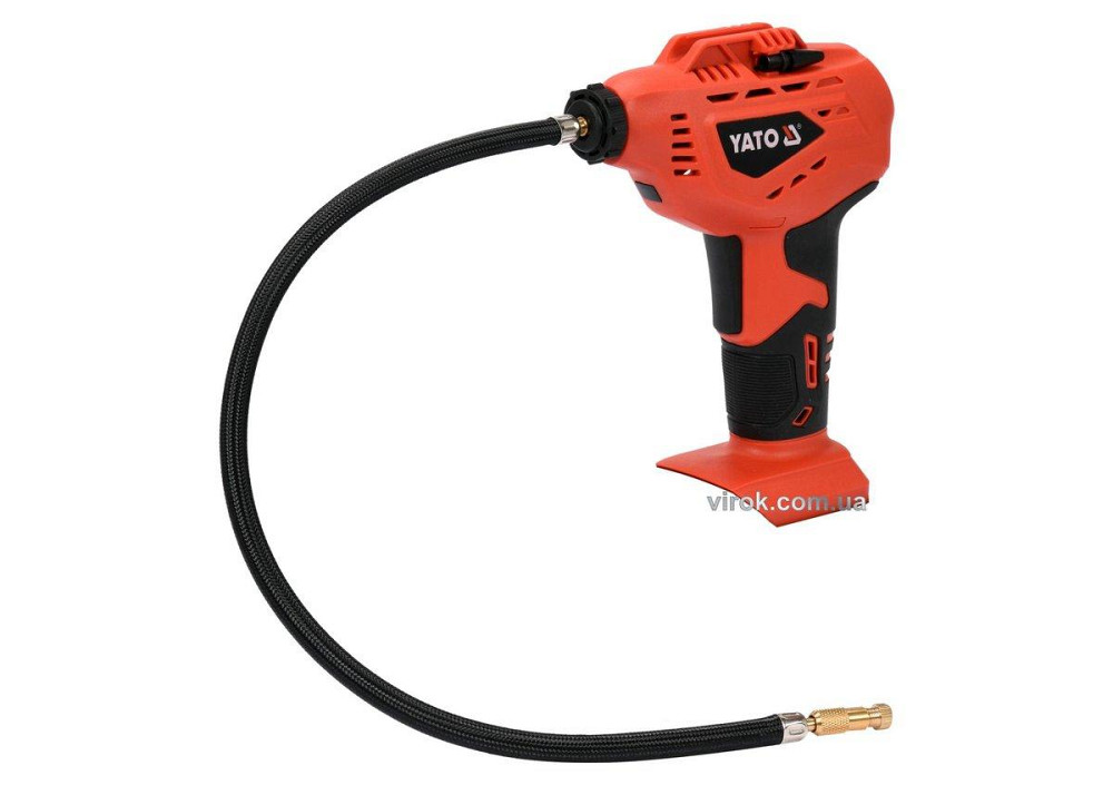 Компресор акумуляторний YATO: Li-Ion 18 В, 2Агод, 1 MPa, 14 л/хв, кабель- 50см (БЕЗ АКУМУЛЯТОРА) [5] Одесса - изображение 1