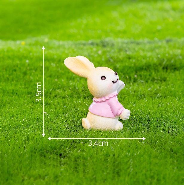 Миниатюрная фигурка Кролик для мини-сада, флорариума, поделок Одесса - изображение 4