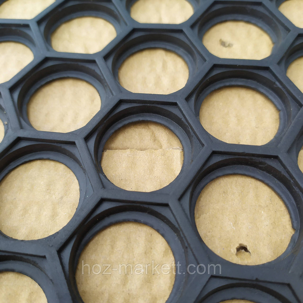 Коврик 40 см х 60 см резиновый соты  килим Харьков - изображение 4