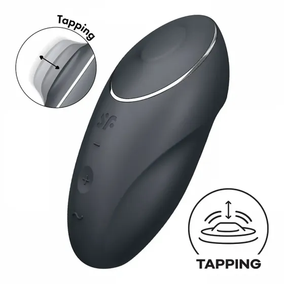 Вібратор Satisfyer Tap & Climax 1 Grey Львів