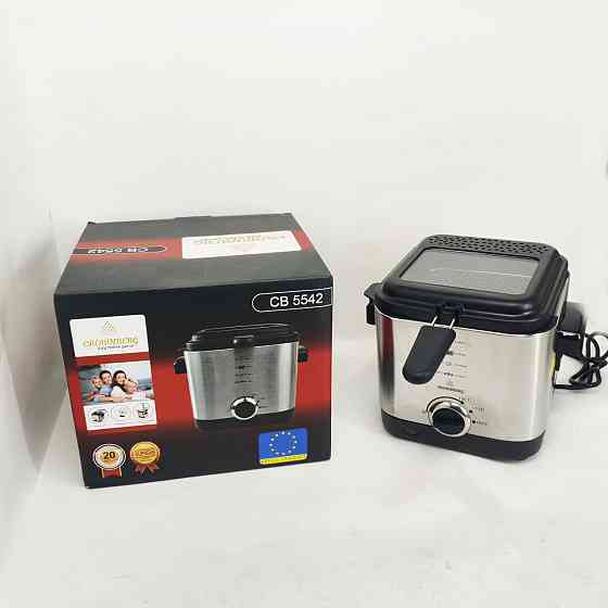 Фритюрниця для дому на 1.5л Crownberg CB-5542 1200Вт SN-70 Львів