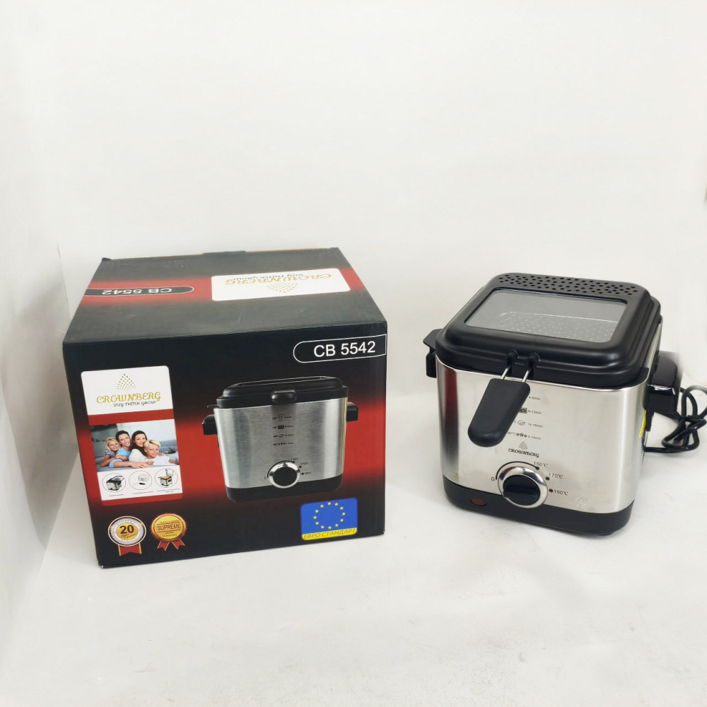 Фритюрниця для дому на 1.5л Crownberg CB-5542 1200Вт SN-70 Львів - фото 5