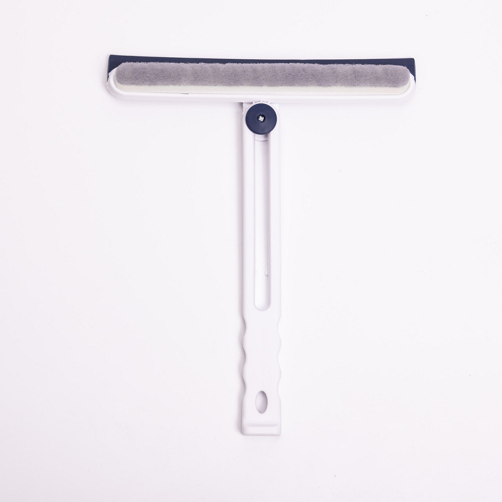 Household Скребок для миття скла складний з абразивною губкою та гумовим лезом для вікон дзерка Киев - изображение 4