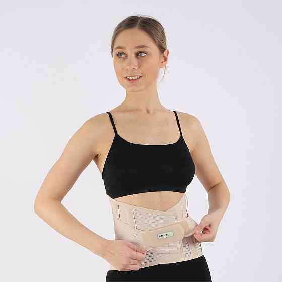 Бандаж попереково-крижовий, 6 ребер жорсткості, висота 26 см, пояс для спини CAS260K-S Розмір M Кам'янець-Подільський