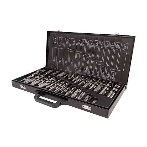 Набор сверл по металлу, 1-13 мм, 230 шт, HSS, в металлическом кейсе FORSAGE F-924U230 Одесса