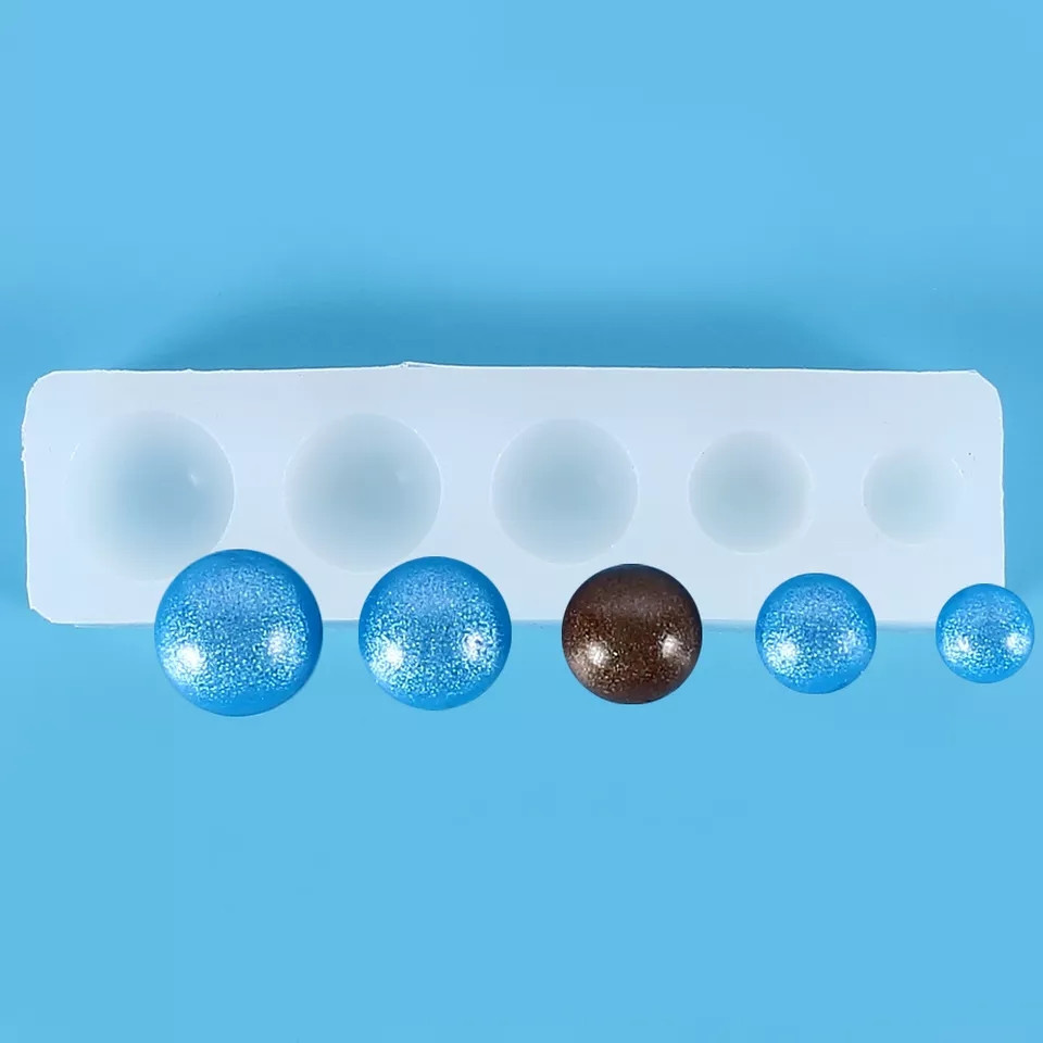 Молд маленький Полусферы 23 на 85 мм серый Киев - изображение 4