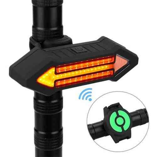 Велосипедна задня фара (габарит) X4 (ZL 20163) STOP повороти + пульт + microUSB + 4 режими Вінниця