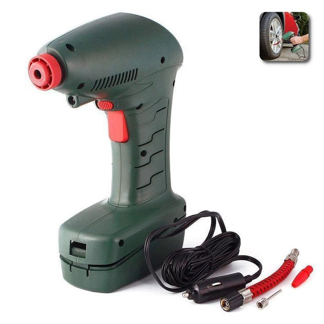 Автомобильный компрессор для накачивания шин, Насос компрессор портативный 12 в dc YZ-36 Львов - изображение 2