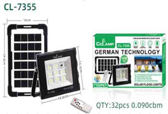 Фонарь для кемпинга Cclamp CL-7355, солнечная панель Днепр