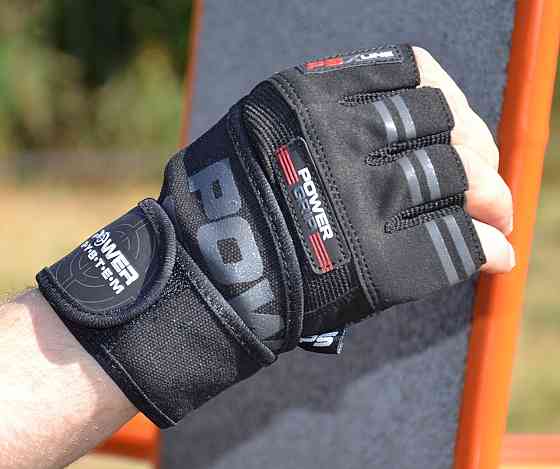 Перчатки для фітнесу Power System PS-2800 Power Grip Black XXL Кам'янське