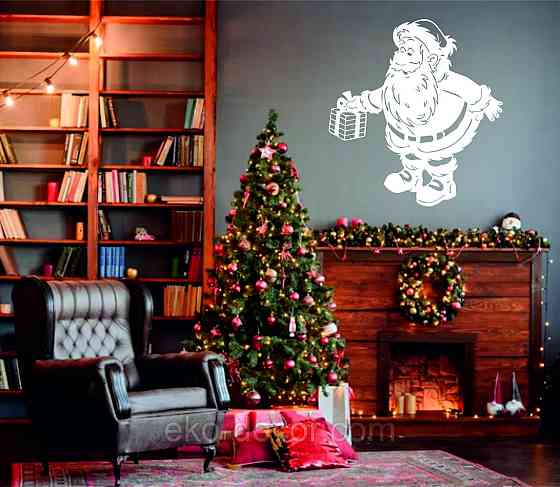 Декоративне настінне Панно «Дід Мороз», Декор на стену Київ