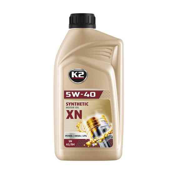 Моторне масло K2 Synthetic Premium XN 5W-40 1л Львів