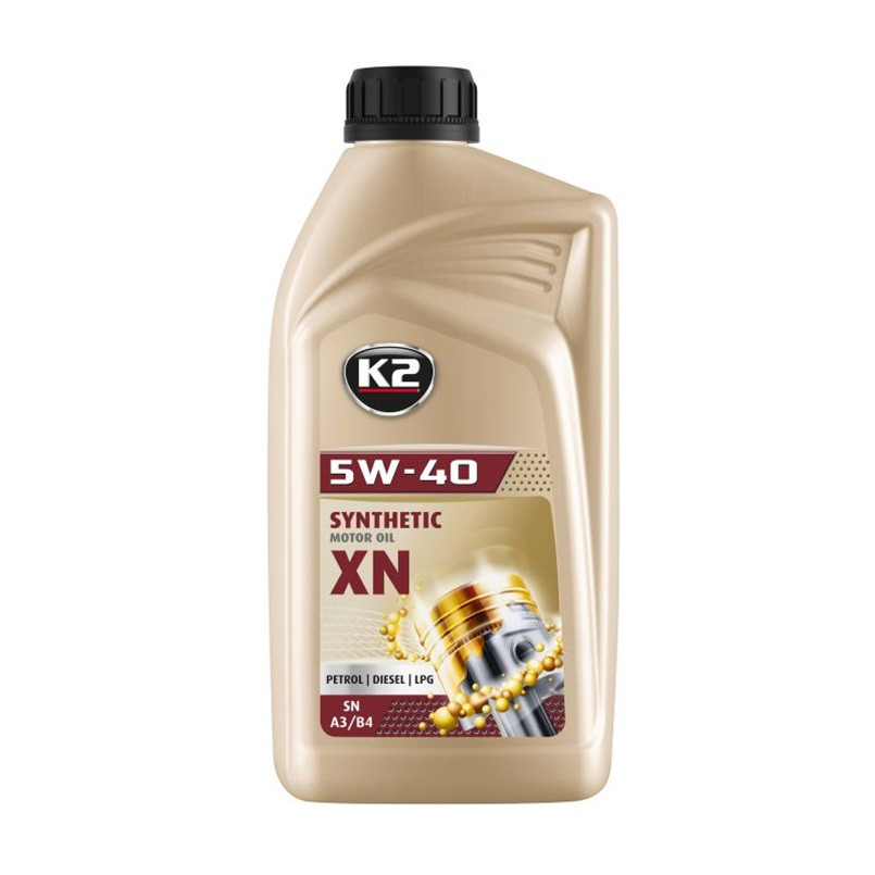 Моторне масло K2 Synthetic Premium XN 5W-40 1л Львів - фото 1