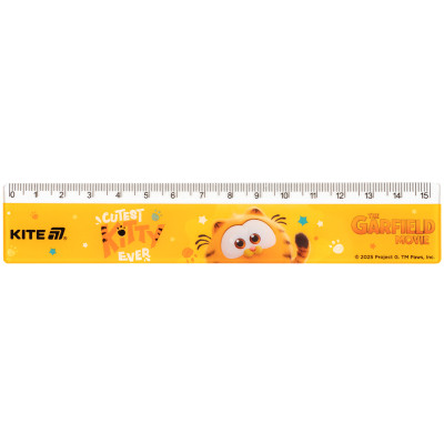 Лінійка Kite Garfield, 15 см (GF25-090) Вінниця - фото 1