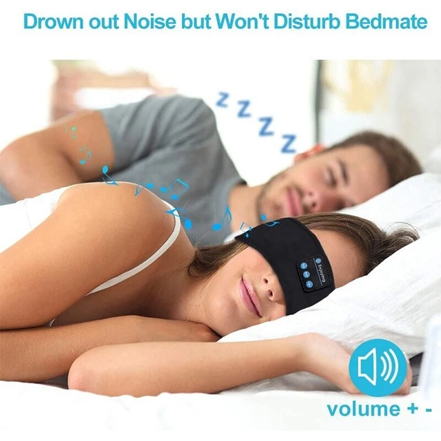 Блютуз наушники повязка для бега йоги и сна SleepBand 5.0 беспроводная маска гарнитура с микрофоном черная новый Киев - изображение 8