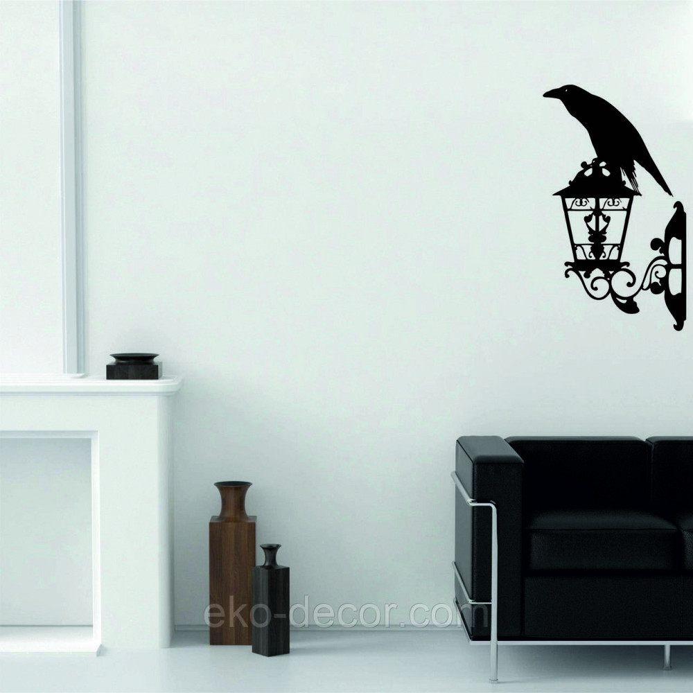 Декоративне настінне 3D Панно «Ворон» Декор на стіну з об'ємом Київ - фото 2