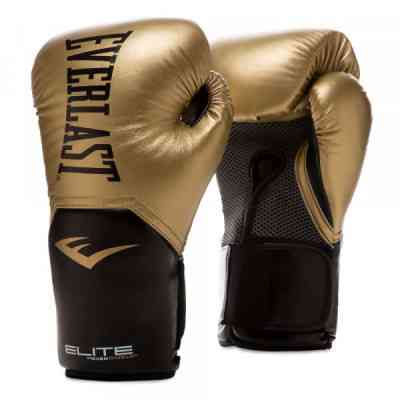 Боксерські рукавички Everlast Elite Training Gloves 870290-70-15 золотий 10 oz (009283608965) Вінниця