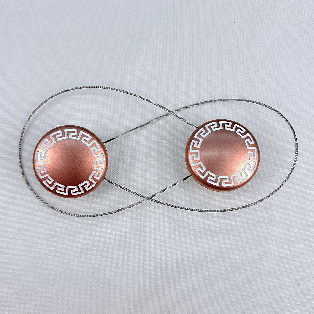 Магниты для штор и гардин Афина 2 шт Розовое золото (81-266) Киев - изображение 6