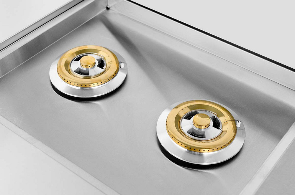 Вбудований модуль з подвійною газовою конфоркою з нержавіючої сталі GRILLI 777333 Код: 105968 Рівне - фото 12