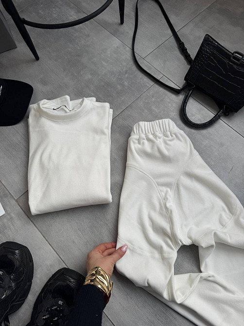 Жіноча базова тепла та приємна термобілизна пума Білий, 42 Одеса - фото 3