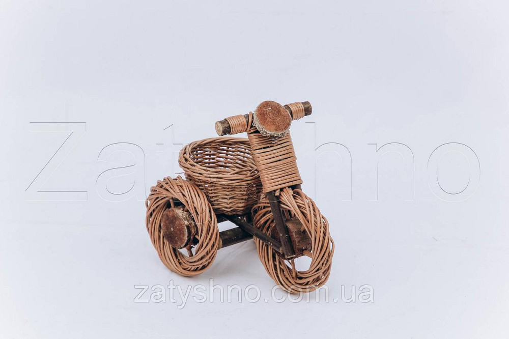 Кашпо под цветы плетеная трактор | подставка уличная под цветы велосипед | цветочная подставка на ул Киев - изображение 7