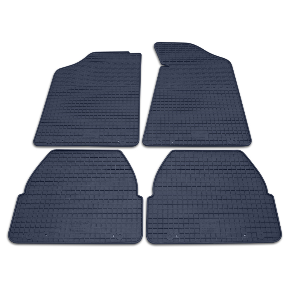 Комплект гумових килимків Audi 80 B3, B4 1986-1995 (євроклітинка, борт 1 см) Чортків - фото 2