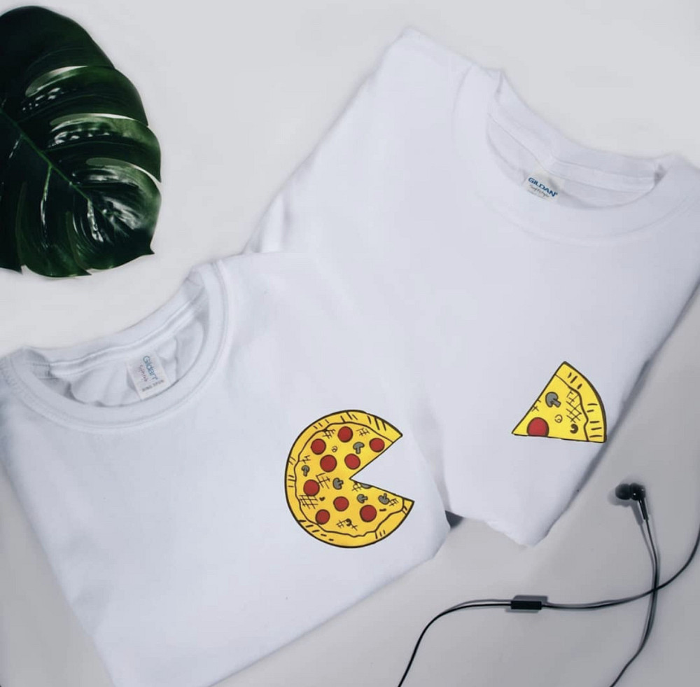 Парные футболки для влюбленных PIZZA Черновцы - изображение 1