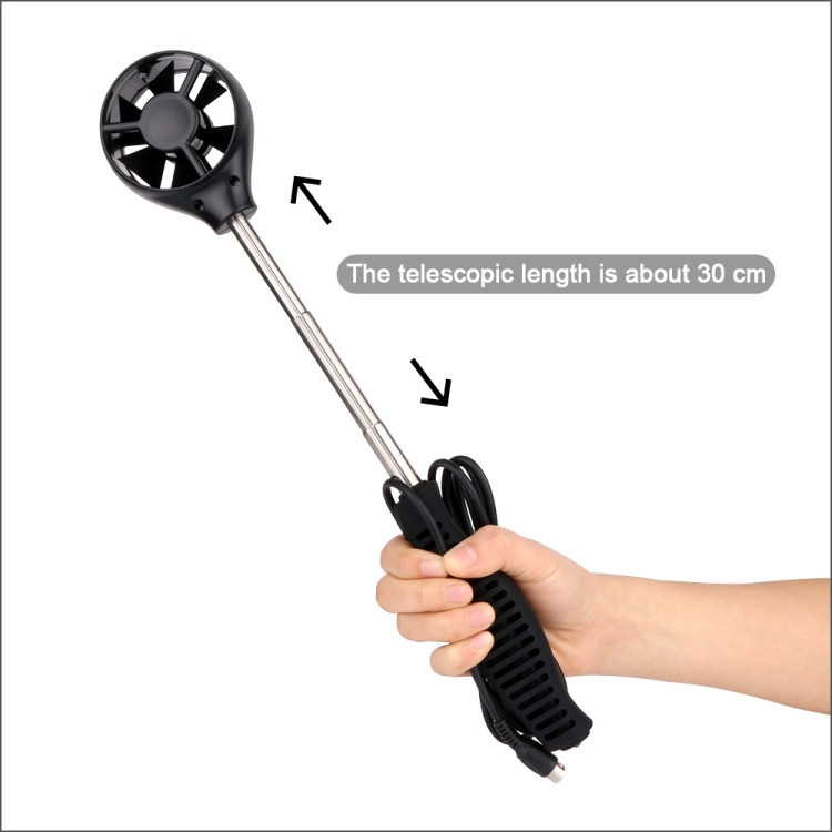 Анемометр професійний USB 0,3-45 м/с, 0-45 °C BENETECH GT8907 Чернігів - фото 5