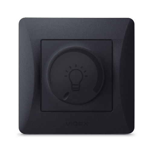 BINERA чорний графіт Вимикач диммерний LED 200W Videx Житомир - изображение 5