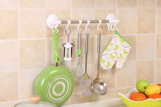 Подвесная вешалка для полотенец Hanging Rod Hook Towel V3494 Сумы