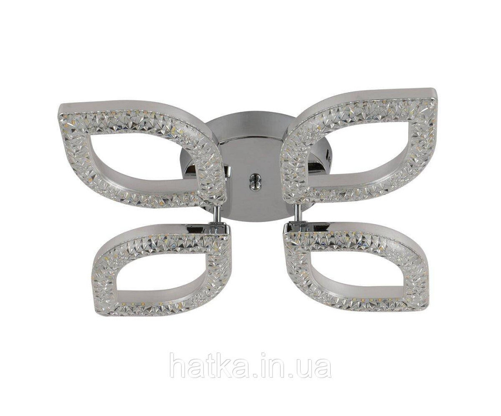 Люстра світлодіодна акрилова Sirius 2721/4 CR 40W*2 Київ - фото 2