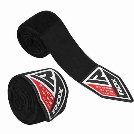 Бинти для боксу RDX WX Professional Boxing Hand Wraps Black (4.5м.) Каменское