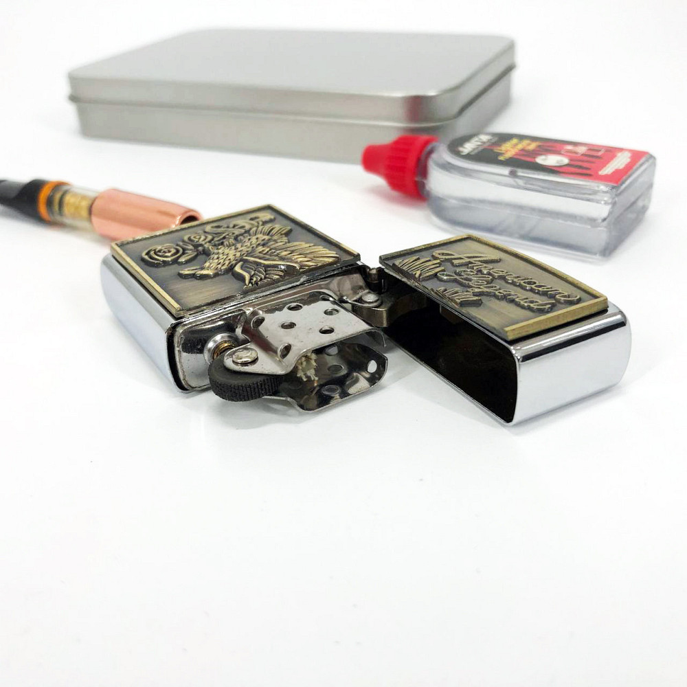 Бензиновая зажигалка N9, Подарочные зажигалки, Оригинальная бензиновая зажигалка, EI-180 Зажигалки бензиновые Киев - изображение 8