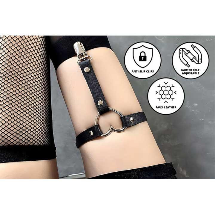 Гартер на 2 ноги с подвязками для чулок и седдечком 2 шт Винница - изображение 7