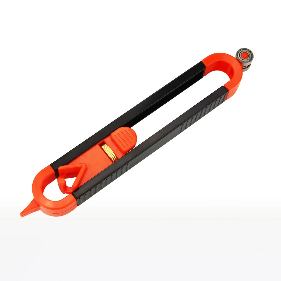 Контурный роликовый шаблон для разметки с 5 карандашами, линейка для сложных контуров Киев - изображение 6