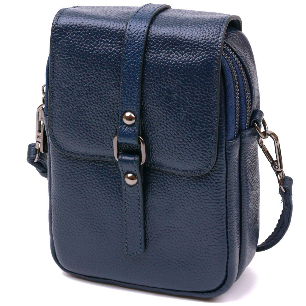 Сумка мужская из кожи Vintage 20694 Синий Киев - изображение 1